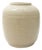Art Deco Beige Ceramic Vase by Pieter Groeneveldt, 1930 For Sale