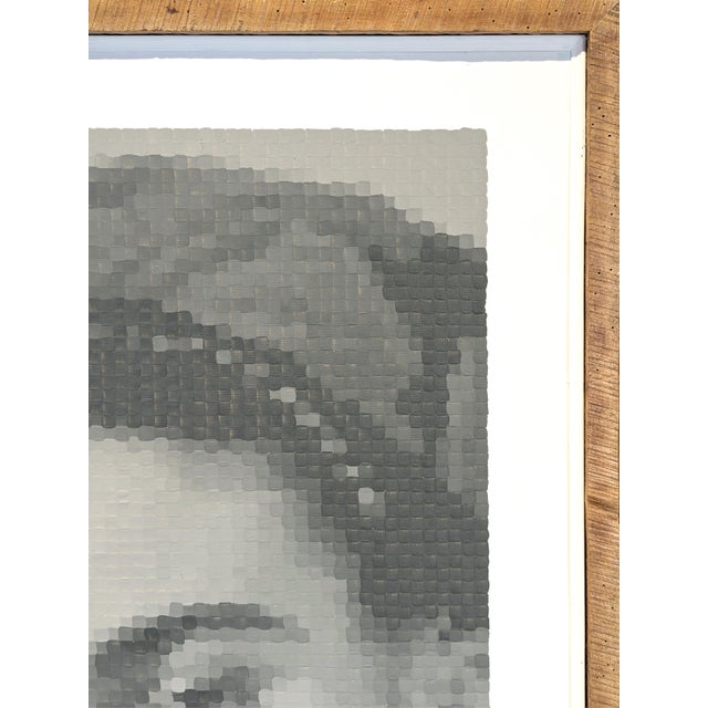 2020s Francisco Vital "Frida Kahlo in Rebozo" Contemporary Pop Art Inspired Pixel Portrait Painting, 2021 For Sale - Image 5 of 10