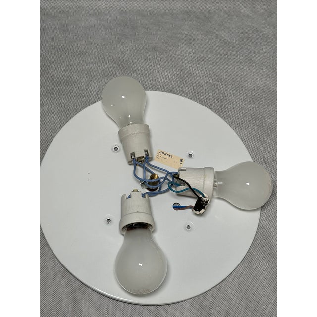 Mid-Century Modern Flower Ceiling Lamp from Honsel, Germany, 1970s For Sale - Image 3 of 10