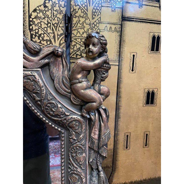 Artist: None Period: 19th century Style: Napoleon 3rd Condition: En l'etat Material: Solid wood Length: 100Width:...