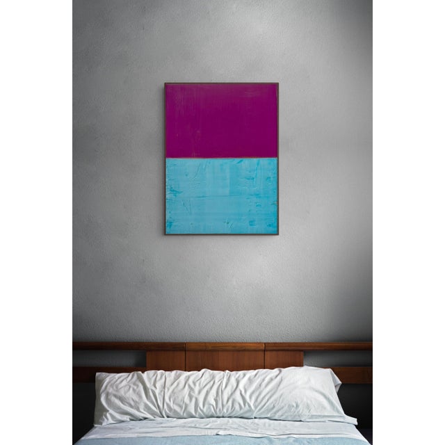 Abstract Contemporary Abstract Oil on Canvas/Wood "#1793" by Arvid Boecker For Sale - Image 3 of 9