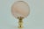 Rose Quartz Lamp Finial on Brass For Sale - Image 4 of 4