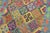 Textile Kilim Multicolor Wool Tribal Handwoven Rug 5'1'' X 6'5'' For Sale - Image 7 of 12