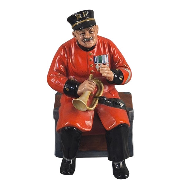 Vintage Royal Doulton Figurine "Past Glory" For Sale - Image 9 of 9