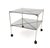 1970s Vintage Glass Biplano Serving Carts attributed to Bruno Munari for Robots, 1972, Set of 2 For Sale - Image 5 of 8