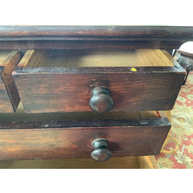 19th Century Mini Sloped Front Chest For Sale - Image 9 of 10