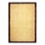 1920s Soft Yellow Field Antique Floral Minimalist Knotted Wool Chinese Peking Rug For Sale