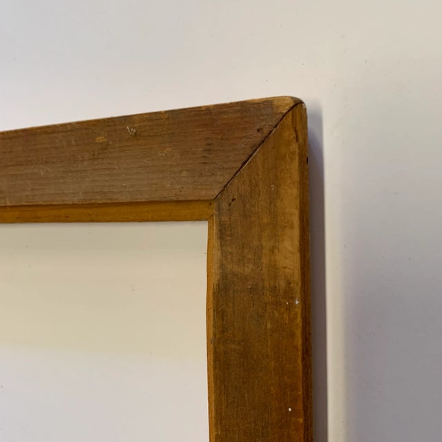 19th Century Barn-Wood Salvage Picture Frame For Sale - Image 9 of 10