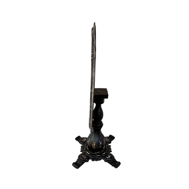 19th C English Mother-of-Pearl Tilt-Top Table For Sale - Image 4 of 18