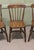 Beech and Elm Seated Stick Back Kitchen Dining Chairs, 1900s, Set of 4 For Sale - Image 6 of 8