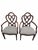Vintage Ethan Allen Mahogany Dining Armchairs With Interlocking Heart Back Design – 4 For Sale In Chicago - Image 6 of 12