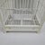 Antique White Vintage White Wood and Wire Decorative Birdcage Shabby Chic For Sale - Image 8 of 12