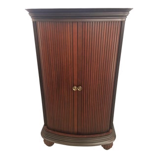 Free-Standing Mahogany Finish Bar For Sale