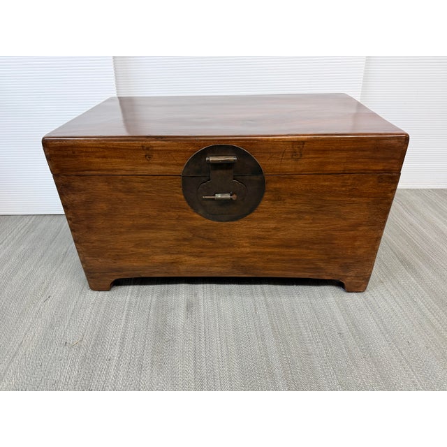 Asian Antique 20th Century Asian Blanket Chest For Sale - Image 3 of 12