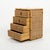 Mid-Century Modern Rattan and Brass Chest of Drawers, Italy, 1970s For Sale - Image 14 of 16