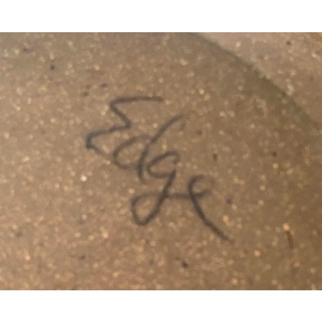 Boho Chic Vintage Original Signed Studio Pottery Bowl For Sale - Image 3 of 8