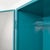 Turquoise Metal Wardrobe with Aged Mirrors, 2000s For Sale - Image 4 of 8