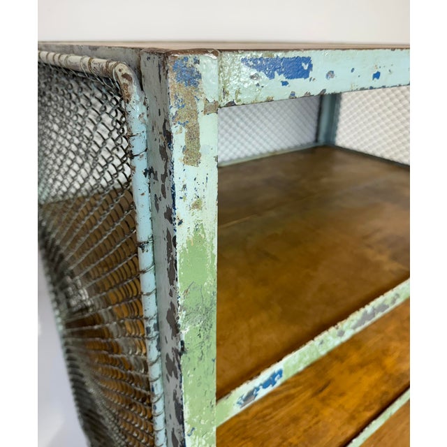 Industrial Green Shelf, 1960s For Sale - Image 13 of 18