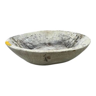 Vintage Wooden Parat Bowl - Small For Sale