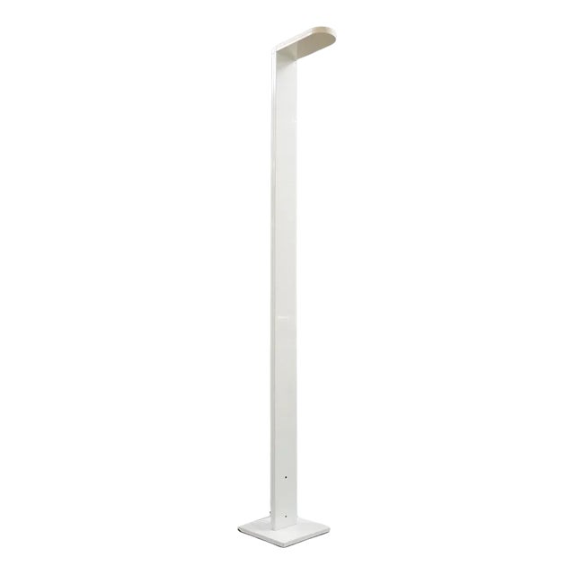 Postmodern White Floor Lamp by Maurizio Bertoni for Castaldi For Sale