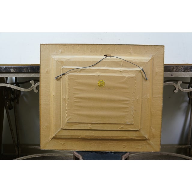 Antique Dutch O Nyvelt Fishing Boat Windmill Landscape Oil Painting on Board For Sale - Image 13 of 14