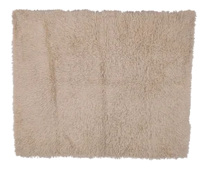 Vintage Natural Wool Turkish Tulu Rug 5'6" X 6'11"