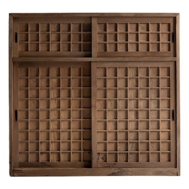 Japanese Modern Cabinet 1920-1940s / Tansu Wabi-Sabi For Sale