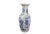 A striking antique Chinese blue and white porcelain floor vase featuring intricate hand-painted cobalt decoration on a...