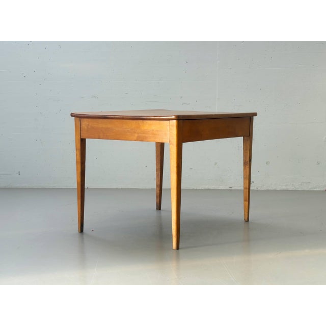 Biedermeier Table in Cherry Wood with Drawer, 1800s For Sale - Image 11 of 18