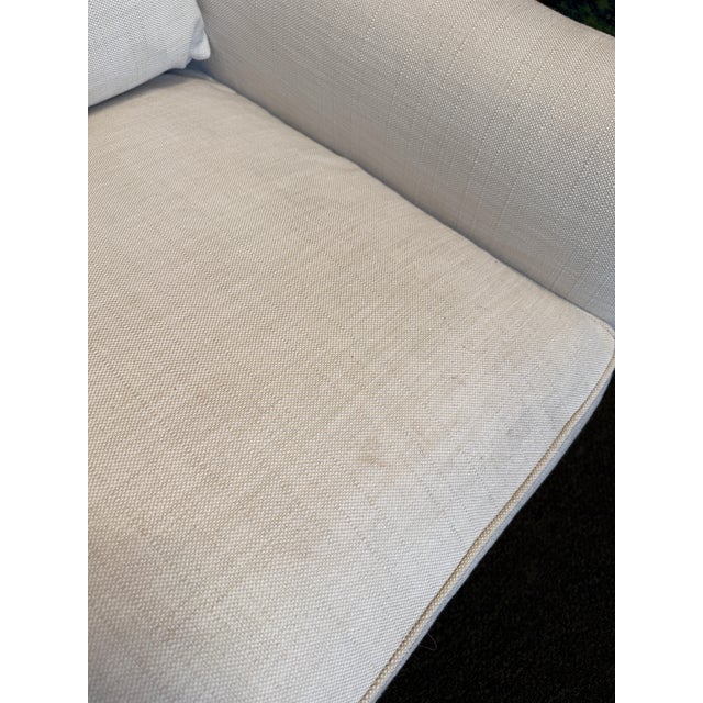 Hickory Chair Furniture Company Silhouettes Collection Slope Arm Sofa For Sale - Image 9 of 12