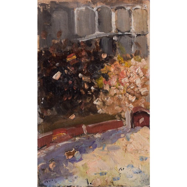 Impressionist Sketches of a Bullfight, 20th-Century, Oil on Board, Set of 2 For Sale - Image 8 of 15