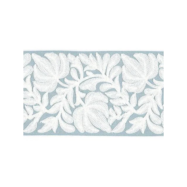 From the Scalamandre collection.Dry Clean Only 100% Spun Viscose Embroidery On 100% Linen Ground One yard minimum.