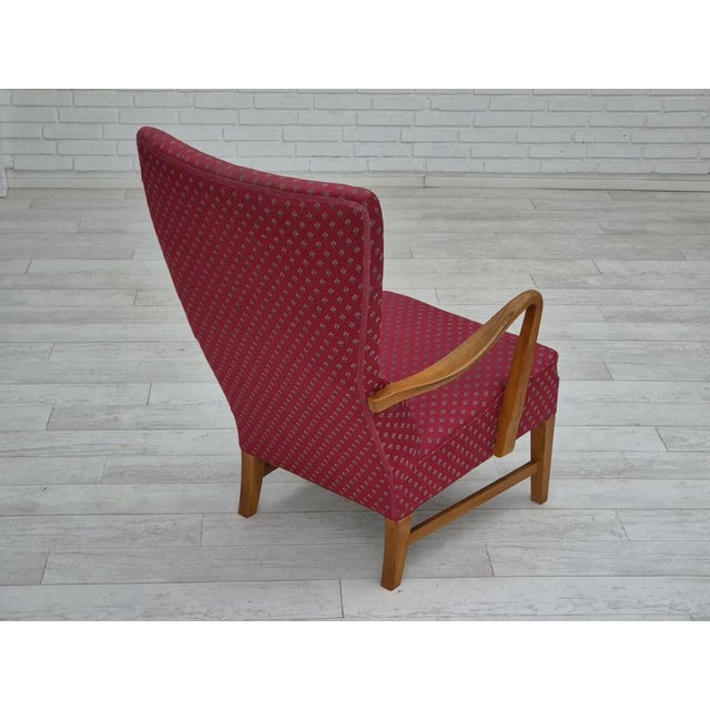 Vintage Scandinavian Chair in Ash, 1970s For Sale - Image 11 of 18