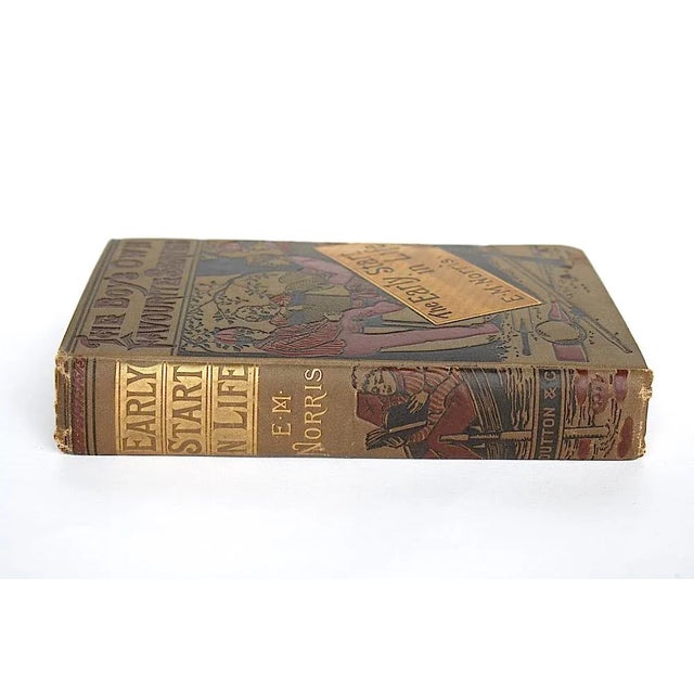 Late 19th Century Late 19th Century Antique Book Decor - Australian Adventure Story For Sale - Image 5 of 11