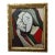 Mid 20th Century Emil Filla (1882–1953) – Original Oil on Canvas Painting – Cubist Portrait For Sale