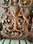 Brown 19thC Victorian Renaissance Revival Carved Walnut Armorial Slipper Chair. For Sale - Image 8 of 11