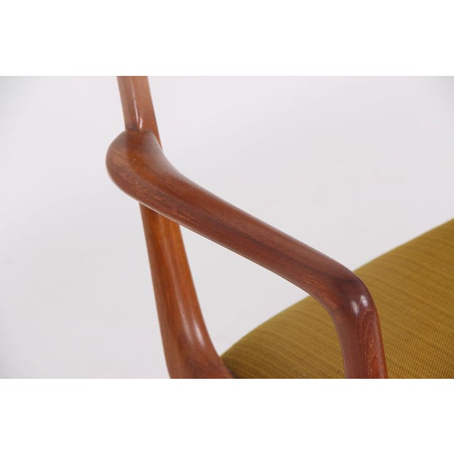 Mid-Century Modern Teak Boomerang Armchair by Alfred Christensen for Slagelse Møbelværk, 1950s For Sale - Image 3 of 12