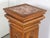 Early 20th Century Vintage Carved Wooden Display Pedestal With Interior Cabinet For Sale - Image 5 of 7