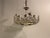 1940's French Silver Plated Light Fixture With Amethysts For Sale - Image 4 of 4