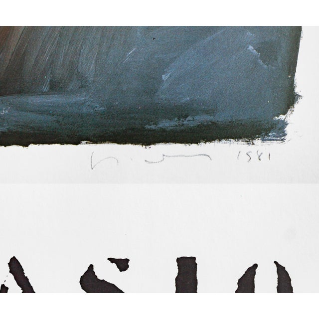 Illustration 1999 French Exhibition Poster, Gerard Gasiorowski, Pots De Fleurs 229-230 For Sale - Image 3 of 3