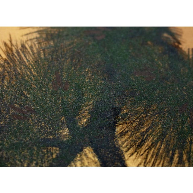 1960s "Evergreen Pine Tree", Shōwa Era Japanese Byobu Screen For Sale - Image 12 of 18
