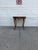 We have a gorgeous vintage French Provincial side table for sale. It features elegant cabriole legs, a scalloped wood top,...