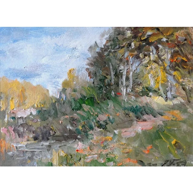 Edgars Vinters, Landscape, 2007, Oil on Cardboard For Sale - Image 3 of 3