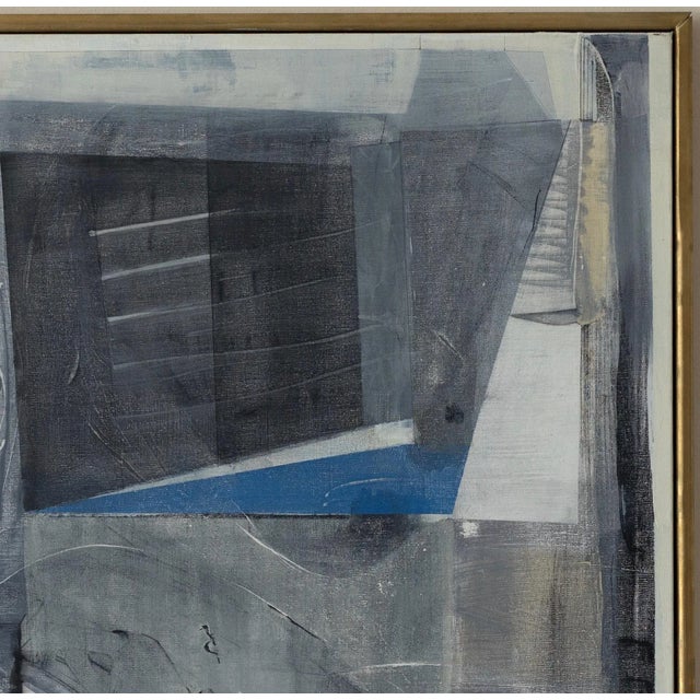 Contemporary 2018 “Revolution” Large Black, White and Gray Acrylic on Canvas by Sandy Walker For Sale - Image 3 of 8