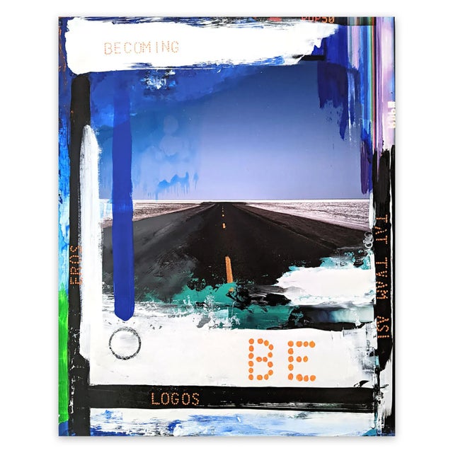 Wood Contemporary Abstract Photography and Painting "Be Becoming" by Jason Engelund For Sale - Image 7 of 7