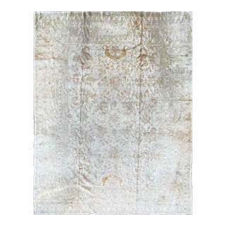 Antique Oushak Carpet, Muted Colors 11'7" 14'8" For Sale