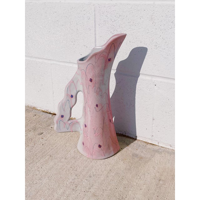1980s 1980s Ceramic Sculptural Vase by Ingrid For Sale - Image 5 of 5