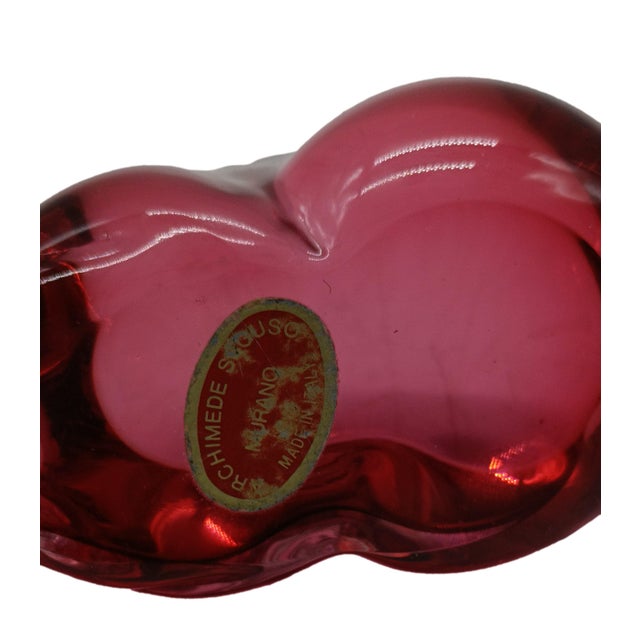 Vintage Italian Pink Murano Glass Mice by Archimede Seguso, 1950s, Set of 2 For Sale - Image 6 of 8