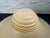 Vintage Art Deco Ivory Opalescent Ribbed Glass Pendant Light Shades, Three-Chain Ceiling Fixture Shades - a Pair For Sale - Image 9 of 12