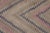 Mid-Century Modern Turkish Faded Geometric Kilim Rug 4'11'' X 11'6'' For Sale - Image 3 of 12